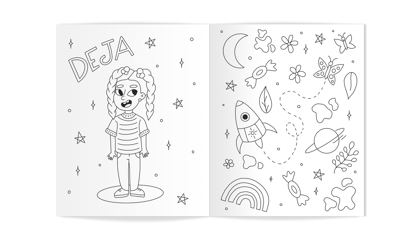Coloring Dreams: An Official Deja the Dynamo Activity Book